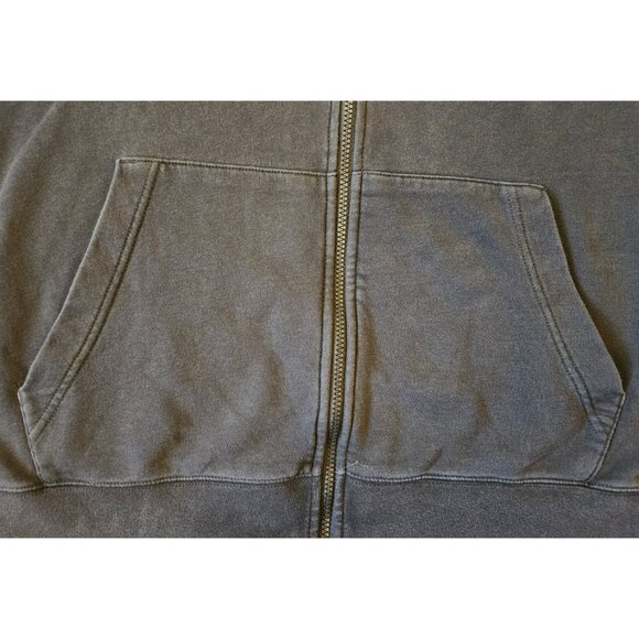 Nike Hoodie Sweatshirt XXL Large Mens Black Full Zip Logo Jacket Sweater - Picture 4 of 14